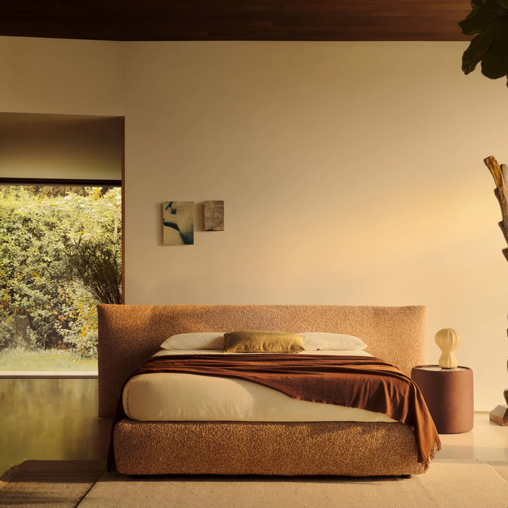 MILO H.28 Thick Base Bed - Upholstered bed - Bolzan | Milola