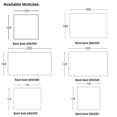 Canapé modulable AVENUE