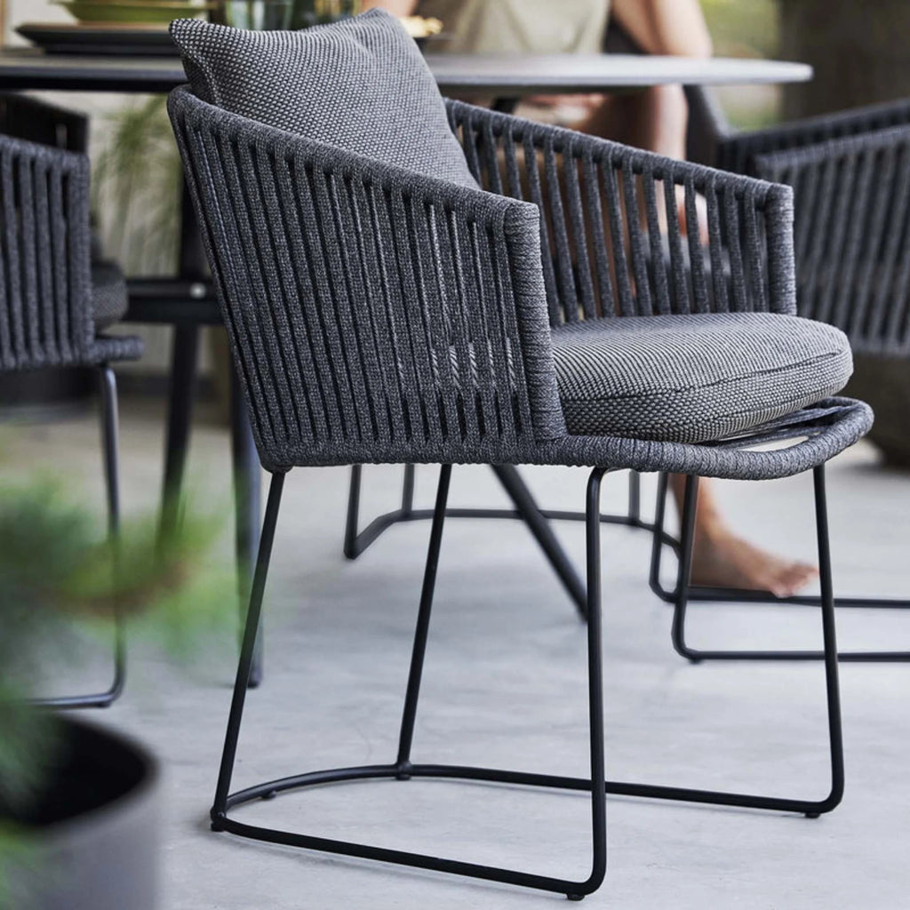 MOMENTS - Outdoor Dining Chair - Rope - Cane-Line | Milola