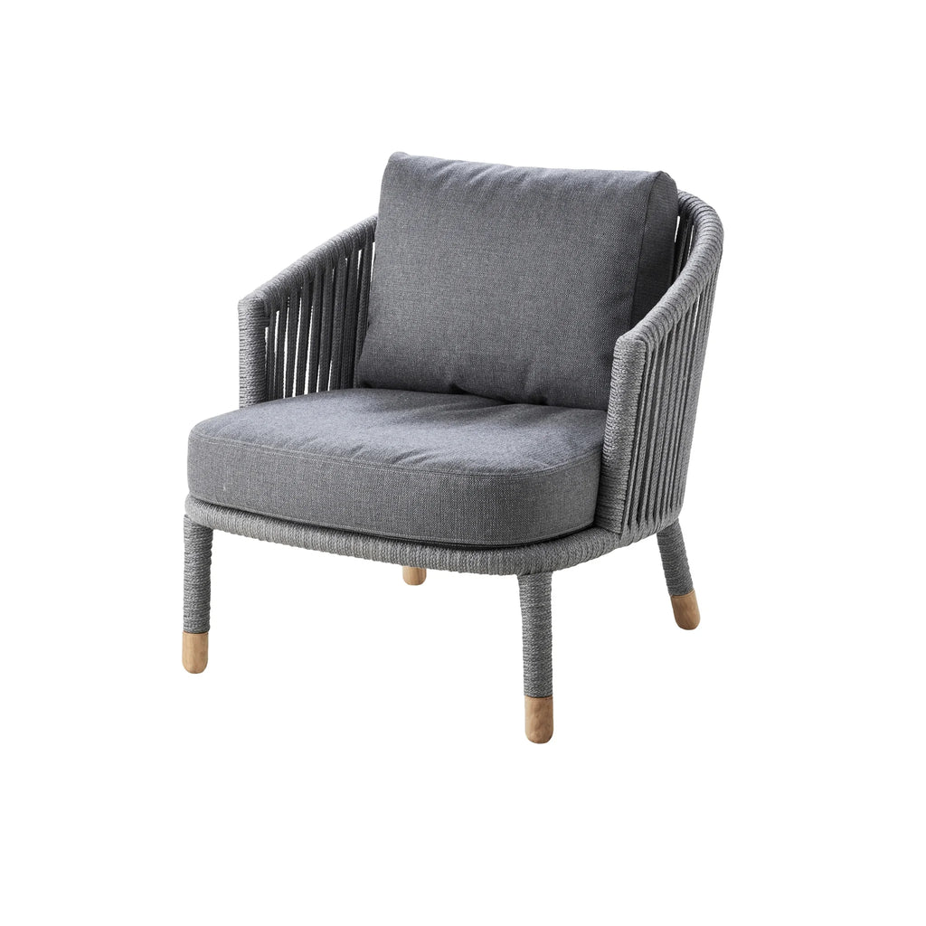 MOMENTS Lounge Chair in Grey - Cane-Line | Milola