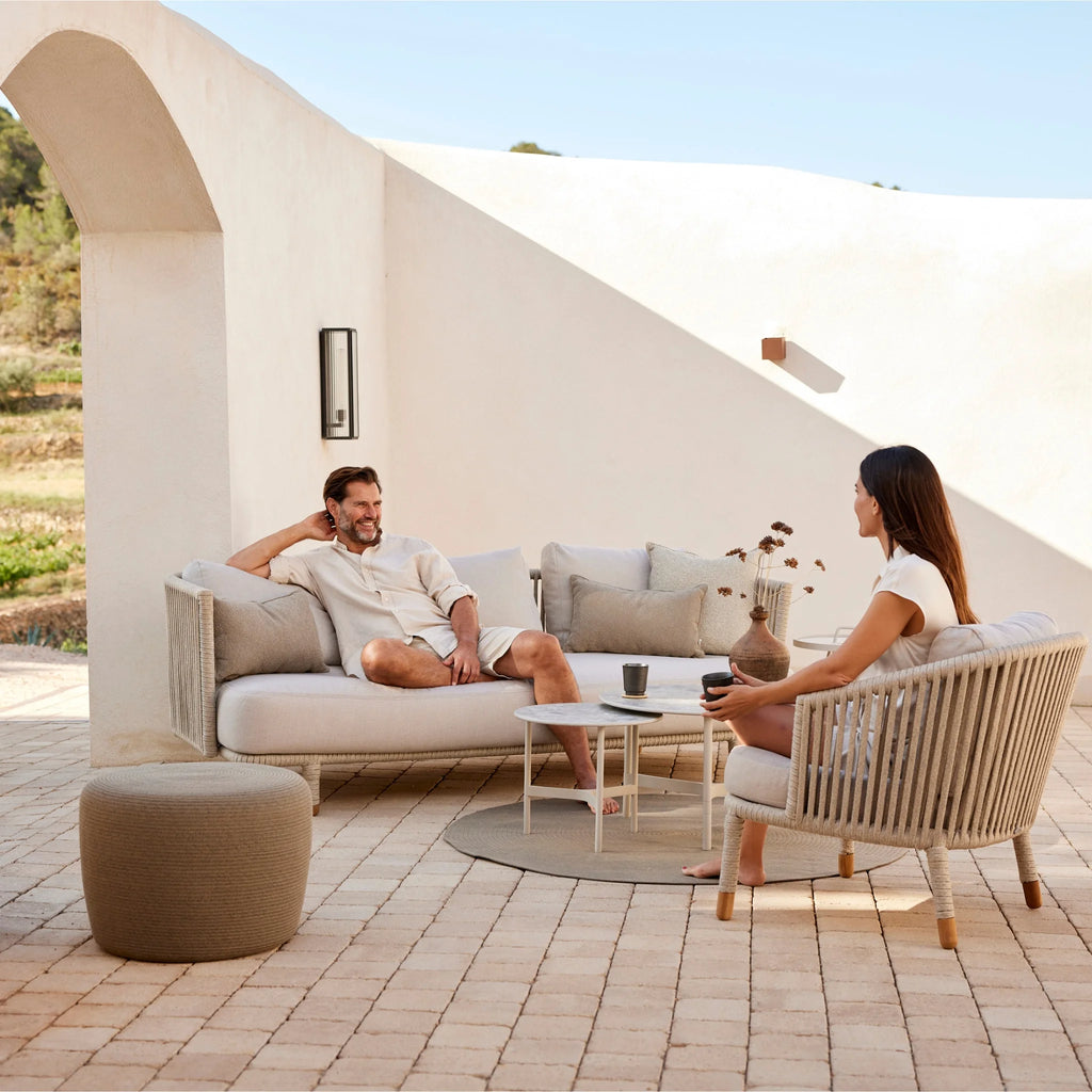 MOMENTS Lounge Chair in Sand - Cane-Line | Milola