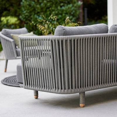 Moments 3 Seater Sofa - Outdoor Sofa in Grey - Cane-Line | Milola