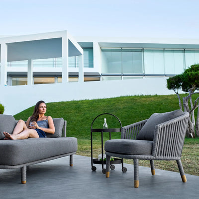 MOMENTS Modulares Outdoor-Sofa – inklusive Bezüge