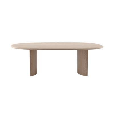 MONUMENT OVAL Dining Table in Oak Natural Soap - Artisan | Milola