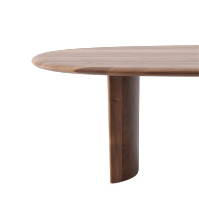 MONUMENT OVAL Dining Table in Walnut Natural Oil - Artisan | Milola