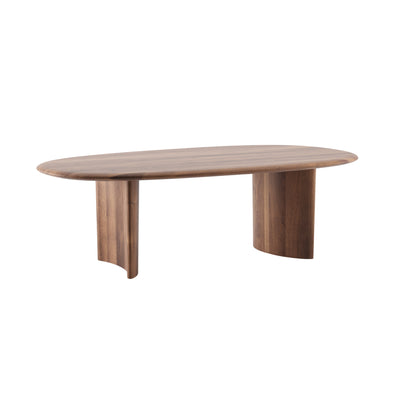 MONUMENT OVAL Dining Table in Walnut Natural Oil - Artisan | Milola