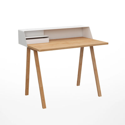 PS 04/05 Modern & Minimalist Desk in White - Muller | Milola