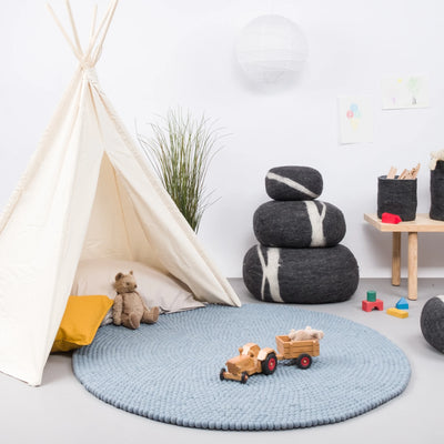 MIA Felt Ball Round Rugs - myfelt | Milola
