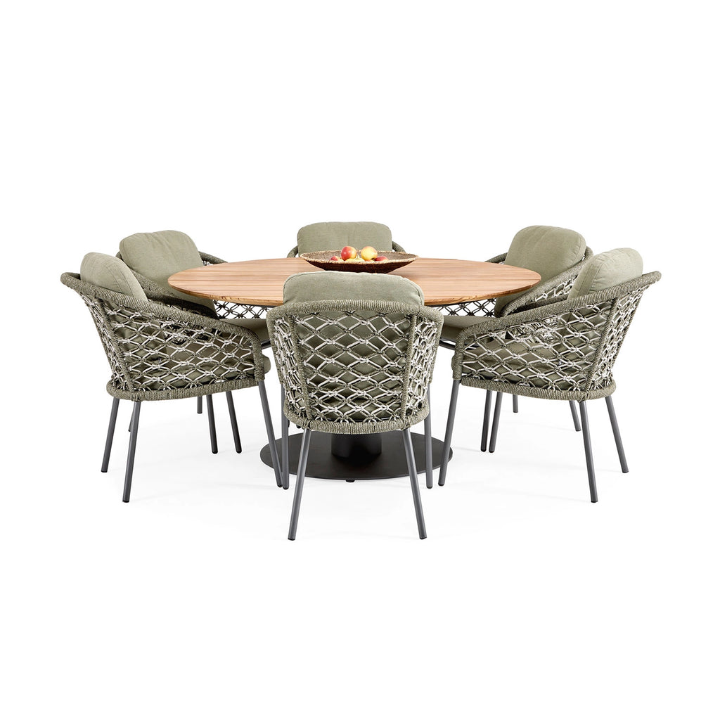 NAPPA - Outdoor Dining Chairs in Green - Suns | Milola