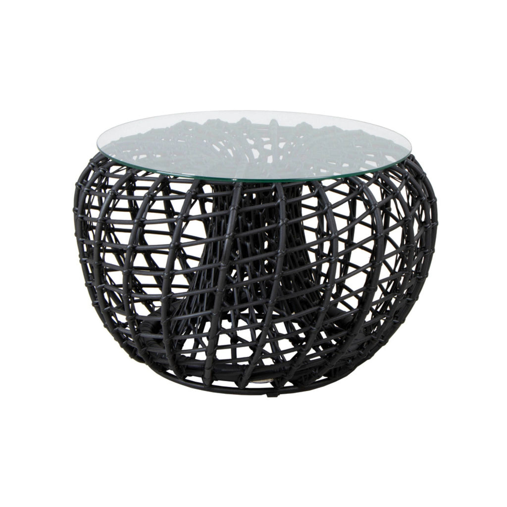 NEST - Small Coffee Table - in Lava Grey Weave - Cane-Line | Milola 