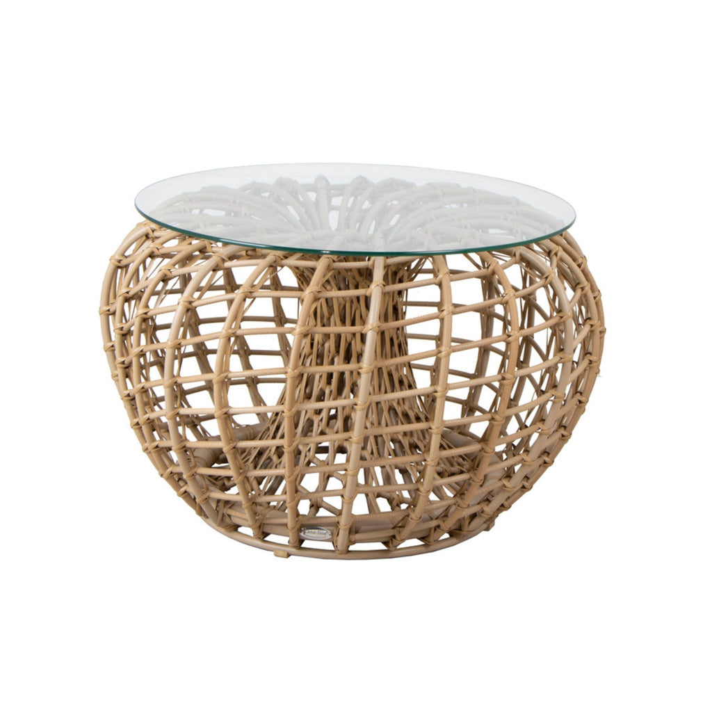 NEST - Small Coffee Table - in Natural Weave - Cane-Line | Milola 