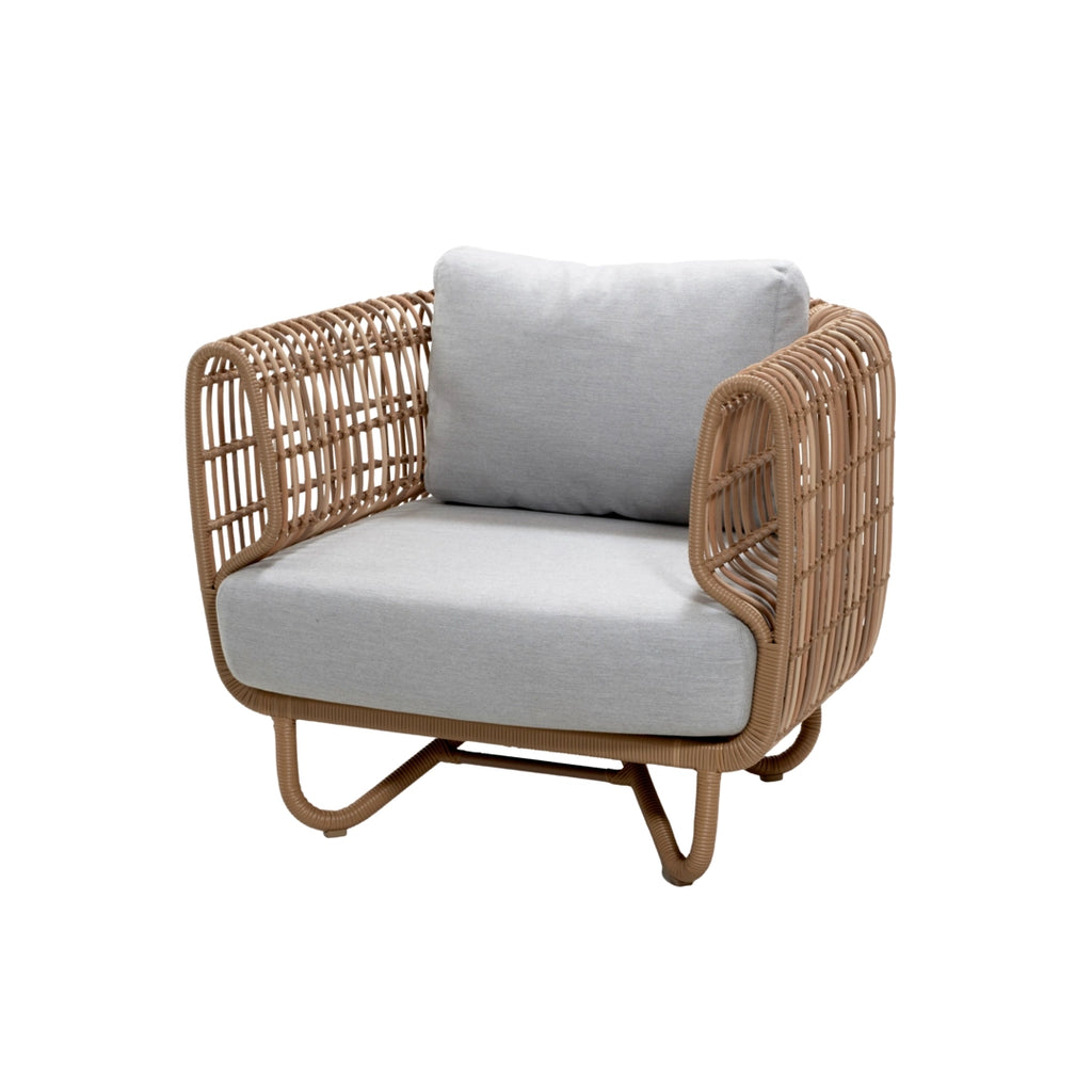 NEST Rattan Outdoor Lounge Chair – inklusive Bezug