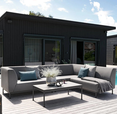 NORRSKEN - Modular Outdoor Sofa Set in Grey - Lifestyle - Brafab | Milola