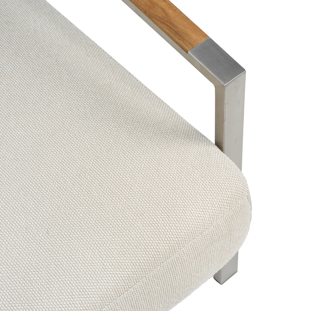 NAOS Lounge Set in Stainless Steel/Dot Beige - BRAFAB | Milola