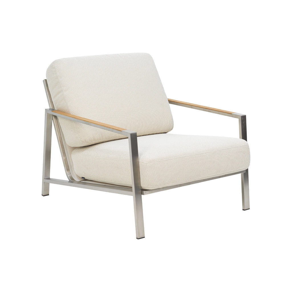NAOS Lounge Set in Stainless Steel/Dot Beige - BRAFAB | Milola