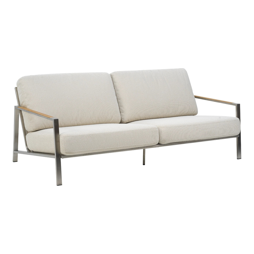 NAOS Lounge Set in Stainless Steel/Dot Beige - BRAFAB | Milola