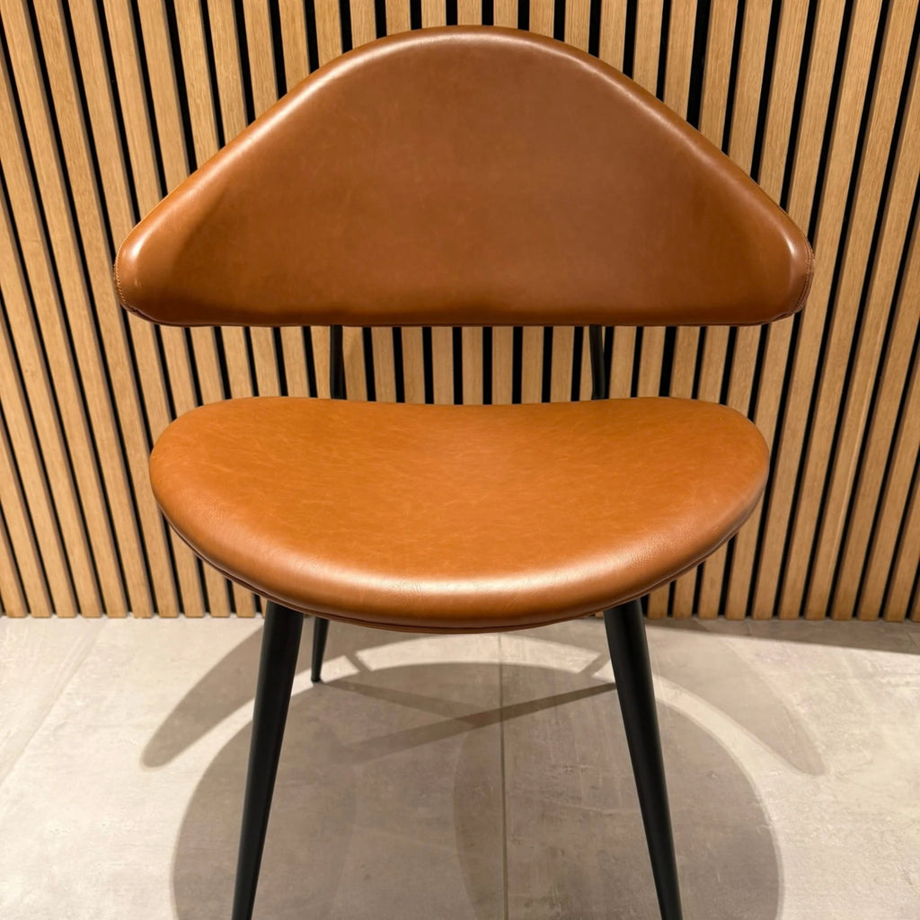 NAPOLEON Artificial Leather Accent Chair - OUTLET