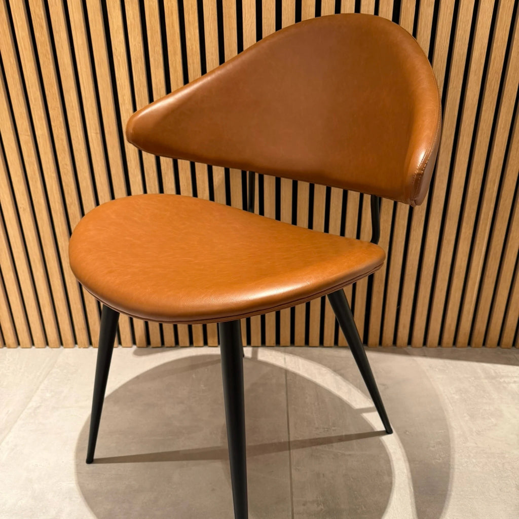 NAPOLEON Artificial Leather Accent Chair - OUTLET