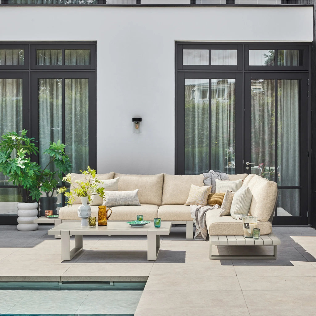 NARDO Outdoor Lounge Set in Champagne - SUNS | Milola