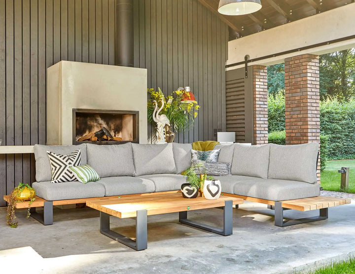 NARDO Outdoor Corner Lounge Set Side Table Milola –