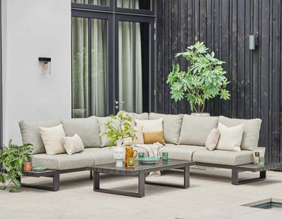 Nardo Lounge Set in Matt White/Natural - Suns | Milola
