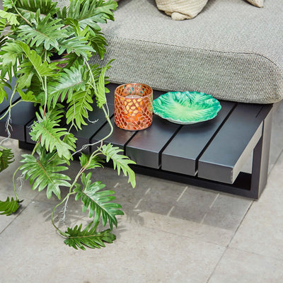 Nardo Sofa Set in Matt Black/Natural - Suns | Milola