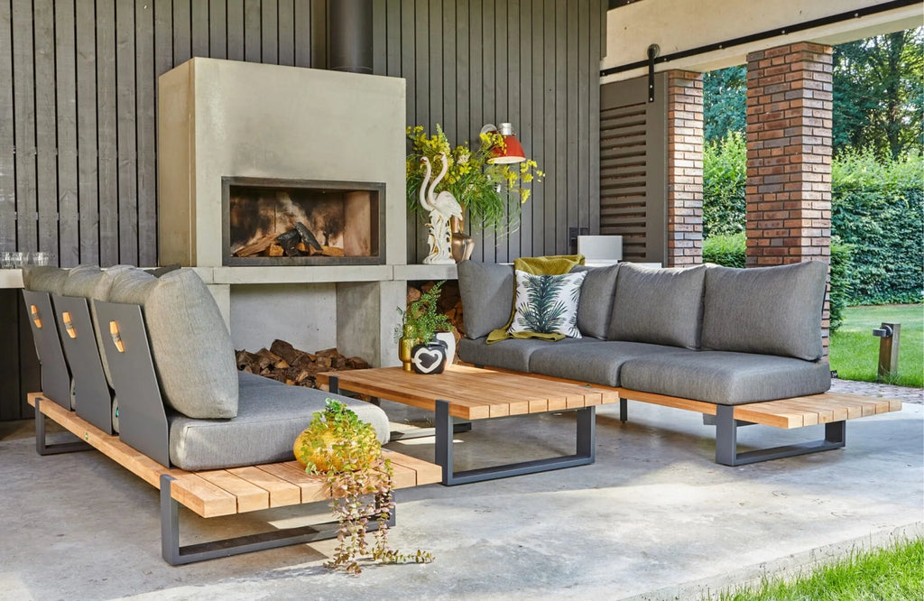 NARDO Garden Sofa Set in Light Anthracite - SUNS | Milola