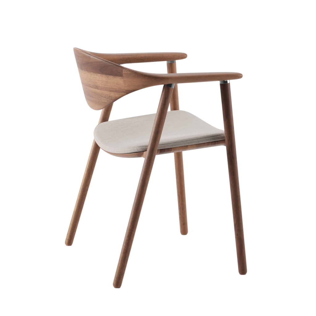 NARU Dining Chair in Walnut Natural Oil - Artisan | Milola