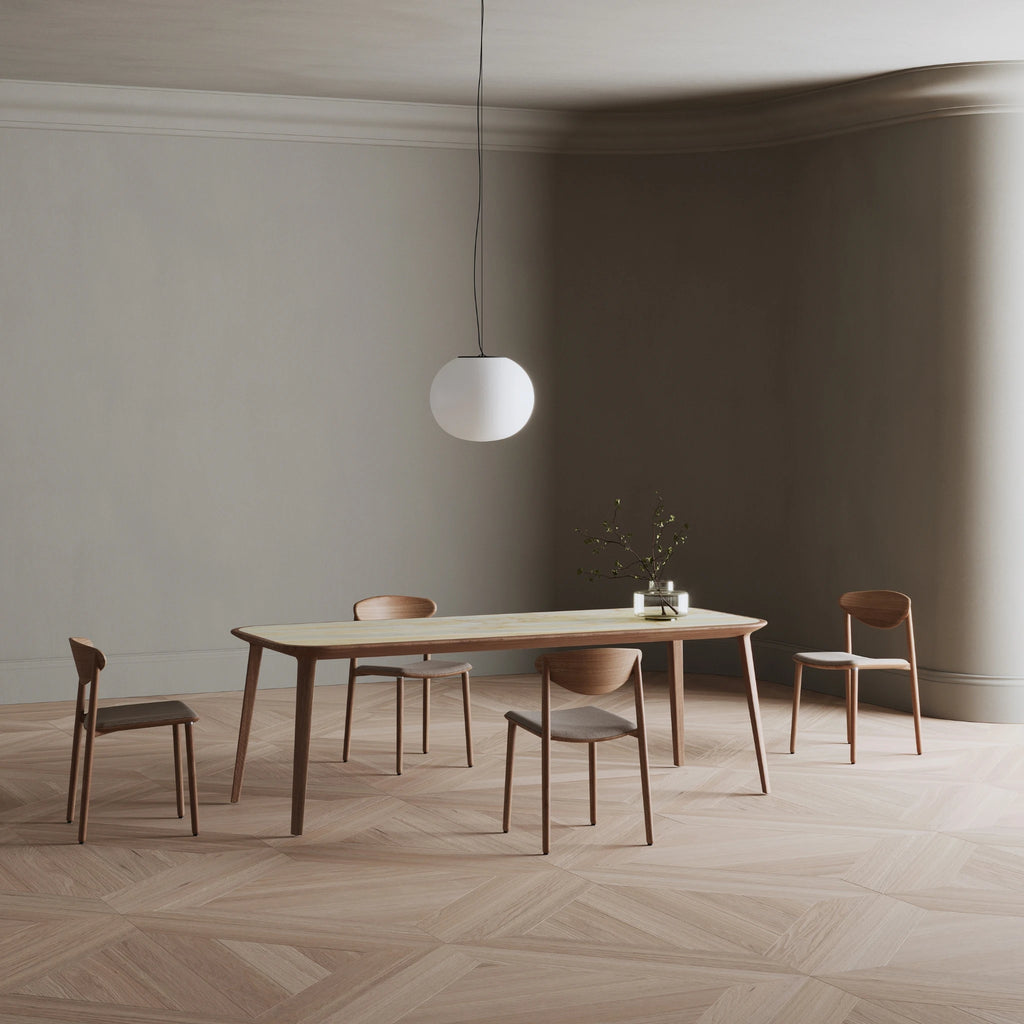 NARU Light Dining Chair in Walnut Natural Oil - Artisan | Milola