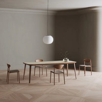 NARU Light Dining Chair in Walnut Natural Oil - Artisan | Milola