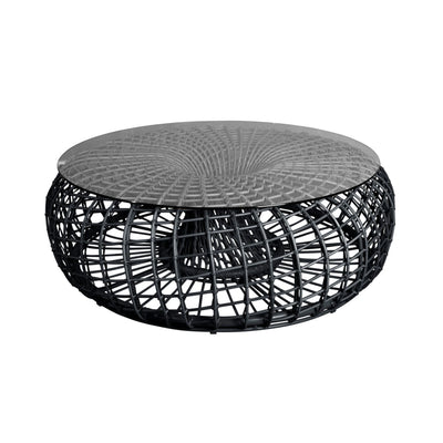 NEST - Large Coffee Table In Lava Grey Weave - Rattan - Cane-Line | Milola