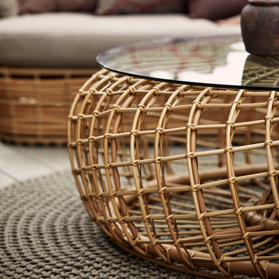 NEST - Large Coffee Table in Natural - Rattan - Cane-Line | Milola