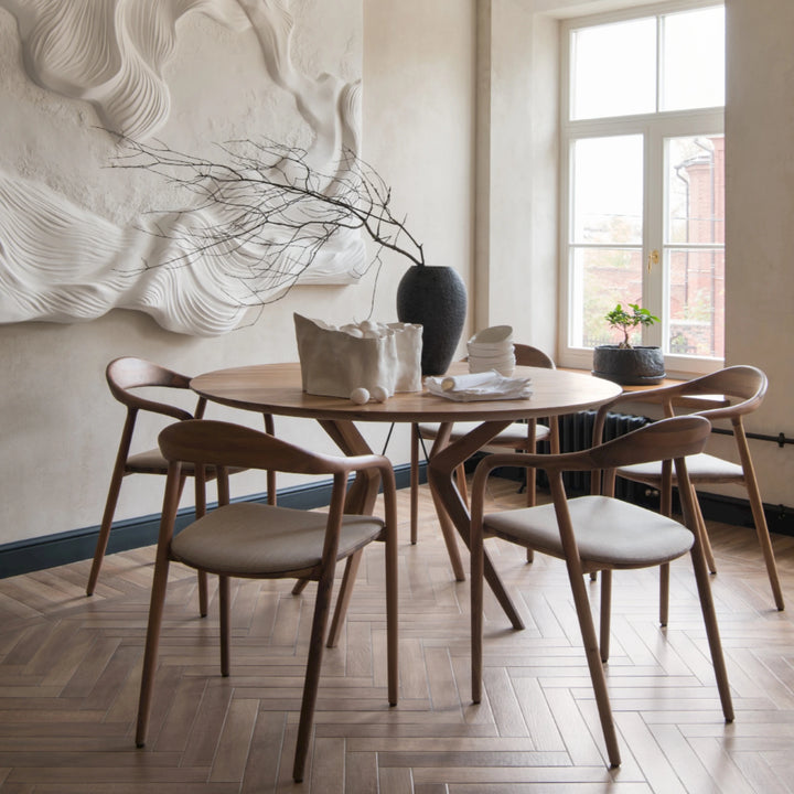 NEVA Designer Dining Chair / Wooden - ARTISAN – Milola.ch