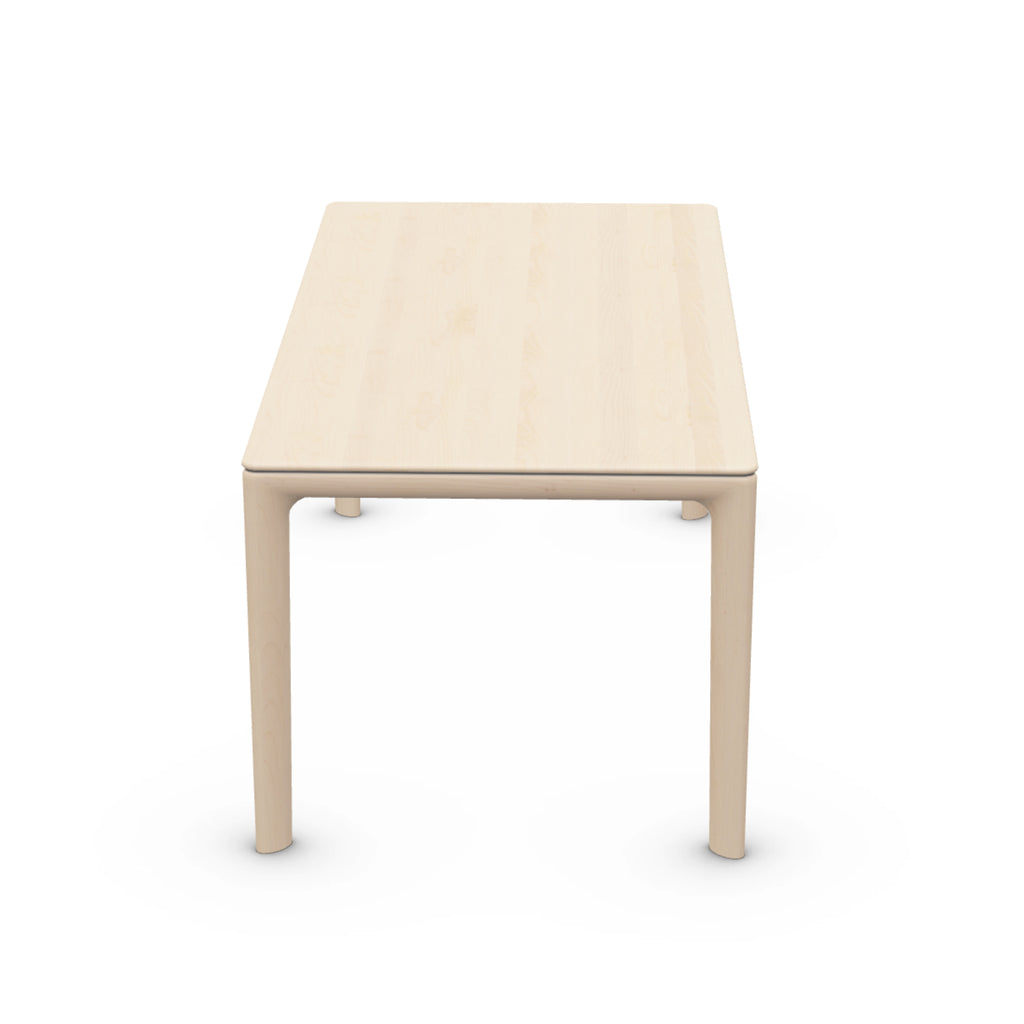 NEVA Dining Table in Maple White Pigment Oil - Artisan | Milola