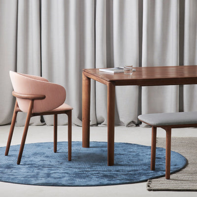 NEVA Dining Table in Walnut Natural Oil - Artisan | Milola