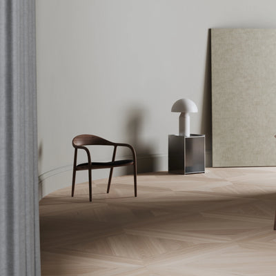 NEVA EASY Lounge Chair in Walnut Natural Oil - Artisan | Milola