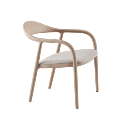 NEVA EASY Lounge Chair in Oak Natural Soap - Artisan | Milola