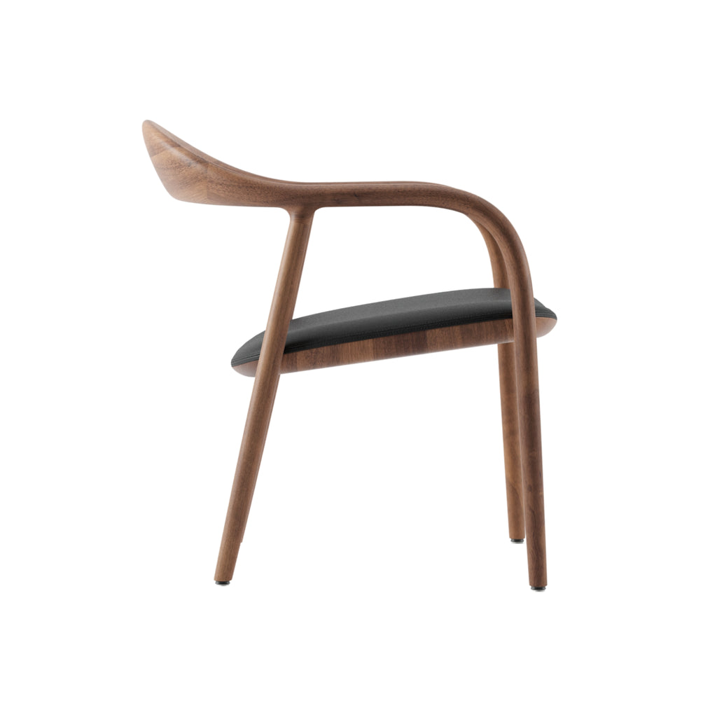 NEVA EASY Lounge Chair in Walnut Natural Oil - Artisan | Milola
