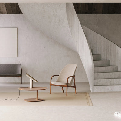NEVA Lounge Chair High in Walnut Natural Oil - Artisan | Milola