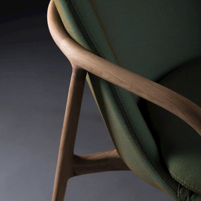 NEVA Lounge Chair High in Oak Natural Soap - Artisan | Milola