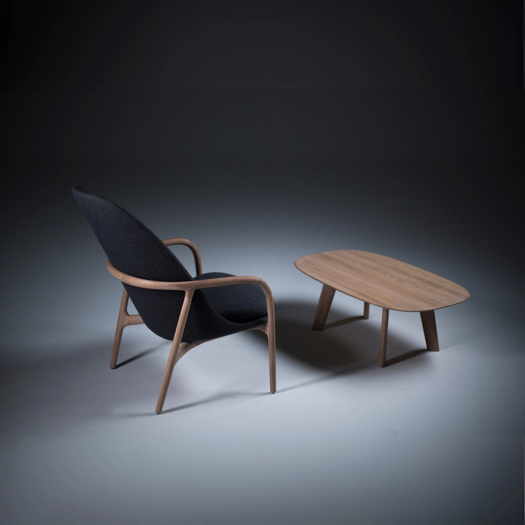 NEVA Lounge Chair High in Walnut Natural Oil - Artisan | Milola