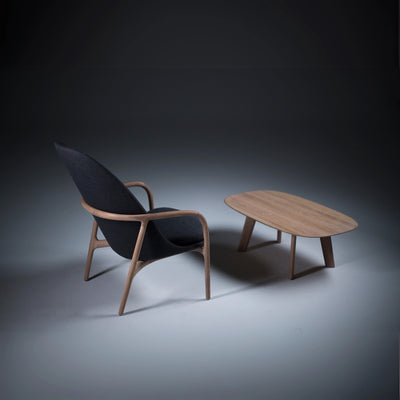 NEVA Lounge Chair High in Walnut Natural Oil - Artisan | Milola