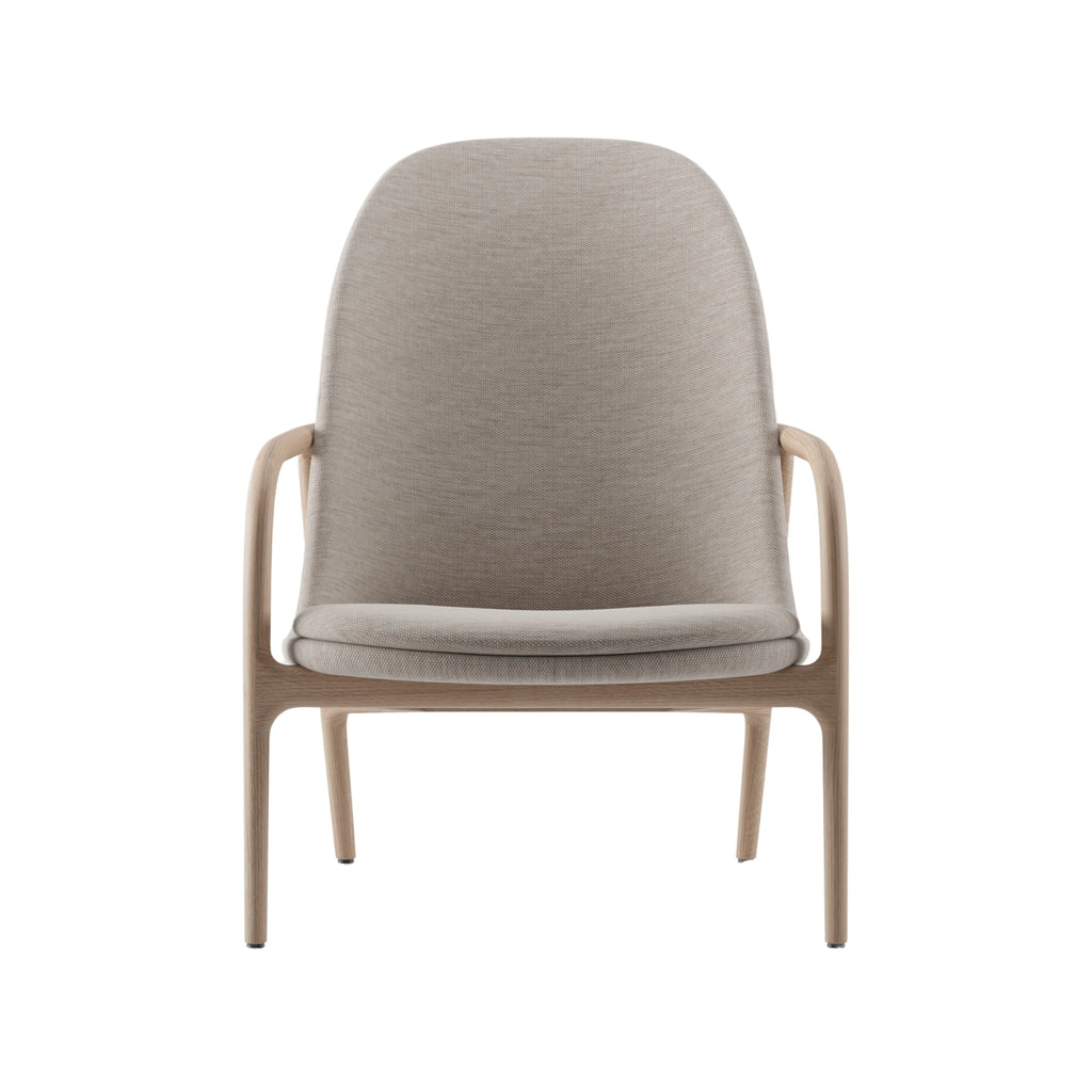 NEVA Lounge Chair High in Oak Natural Soap - Artisan | Milola