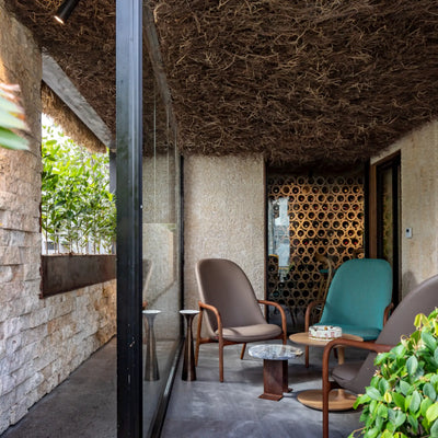 NEVA Lounge Chair High in Walnut Natural Oil - Artisan | Milola