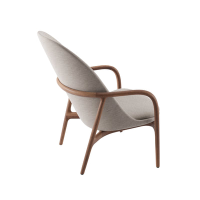 NEVA Lounge Chair High in Walnut Natural Oil - Artisan | Milola