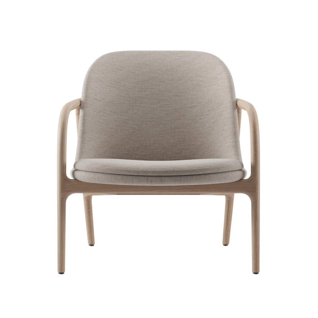 NEVA Lounge Chair Trimmed in Oak Natural Soap - Artisan | Milola