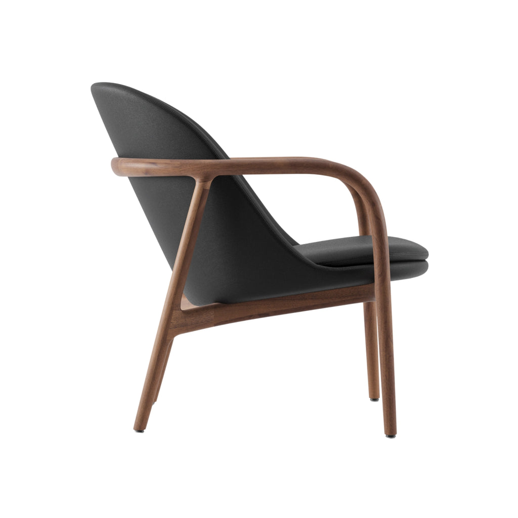 NEVA Lounge Chair Trimmed in Walnut Natural Oil - Artisan | Milola