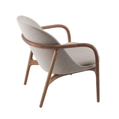 NEVA Lounge Chair Trimmed in Walnut Natural Oil - Artisan | Milola