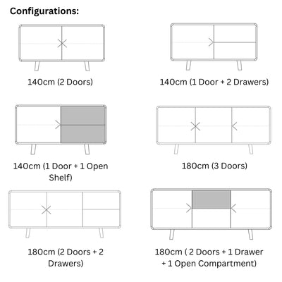 NEVA Sideboard 75 - Artisan | Milola