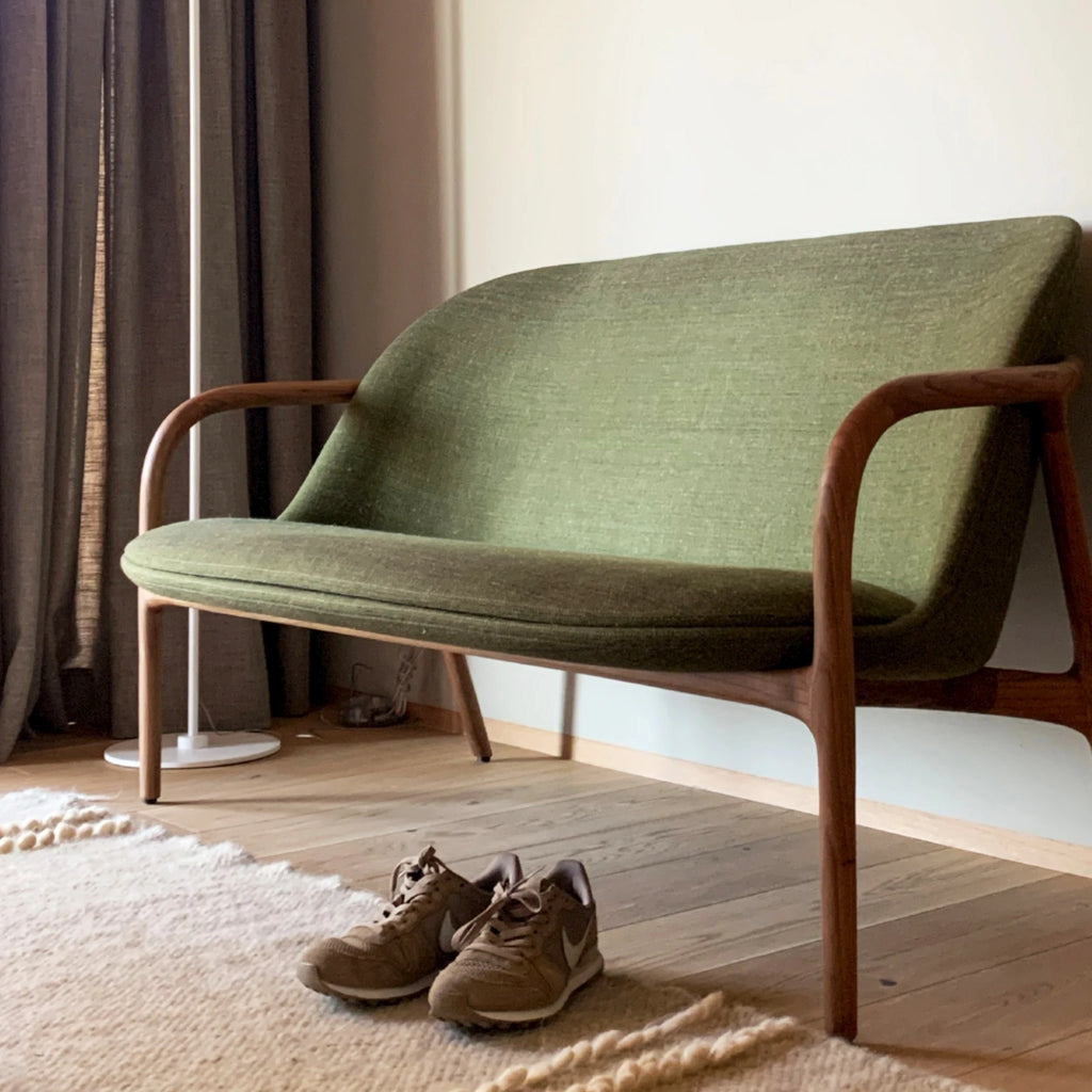 NEVA Sofa Trimmed in Walnut Natural Oil - Artisan | Milola